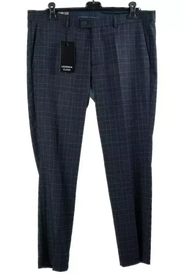 Штани чоловічі сірі в клітинку