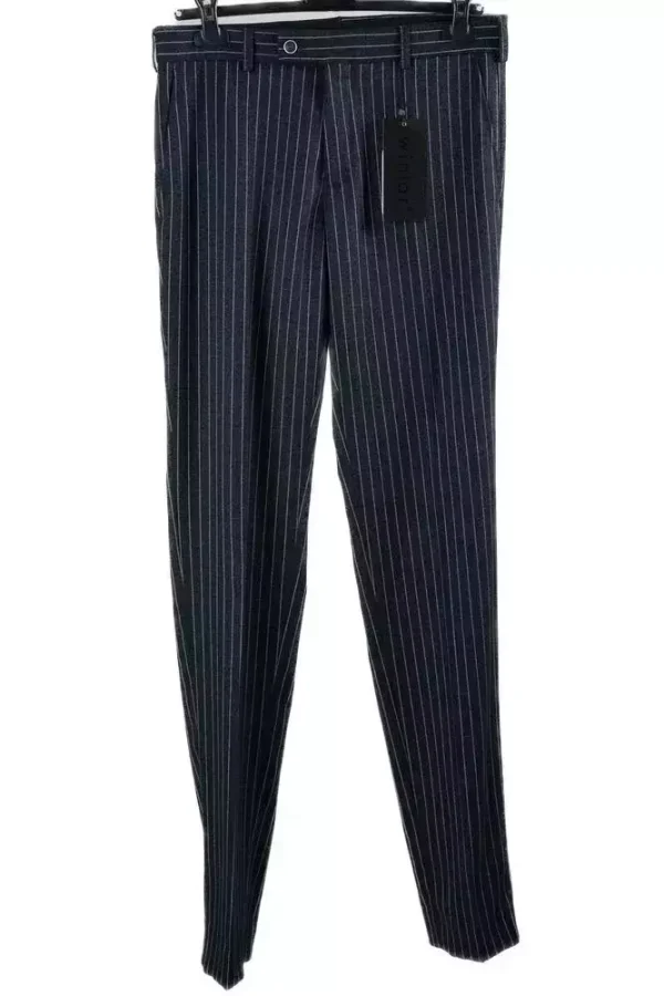 Штани чоловічі чорні у смужку