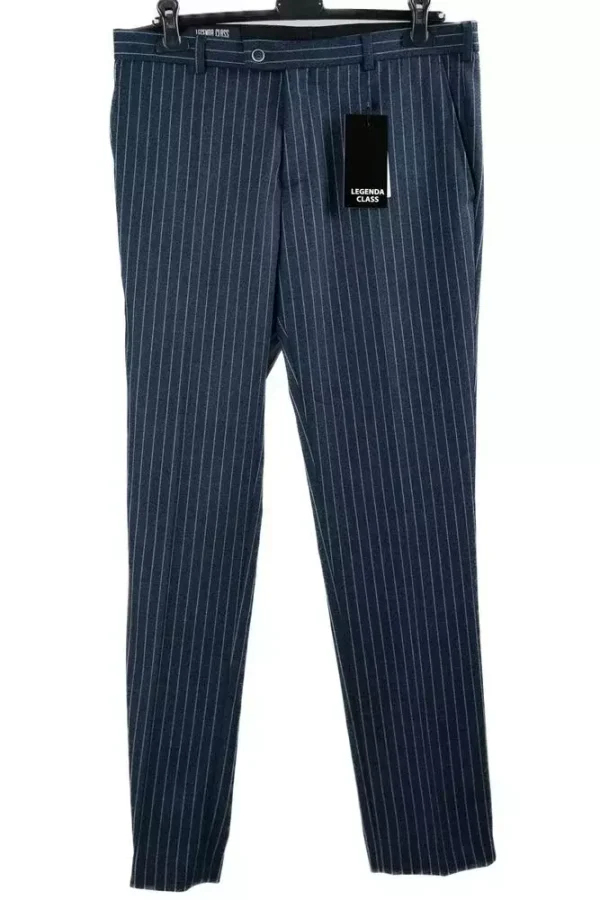 Штани чоловічі сині у смужку