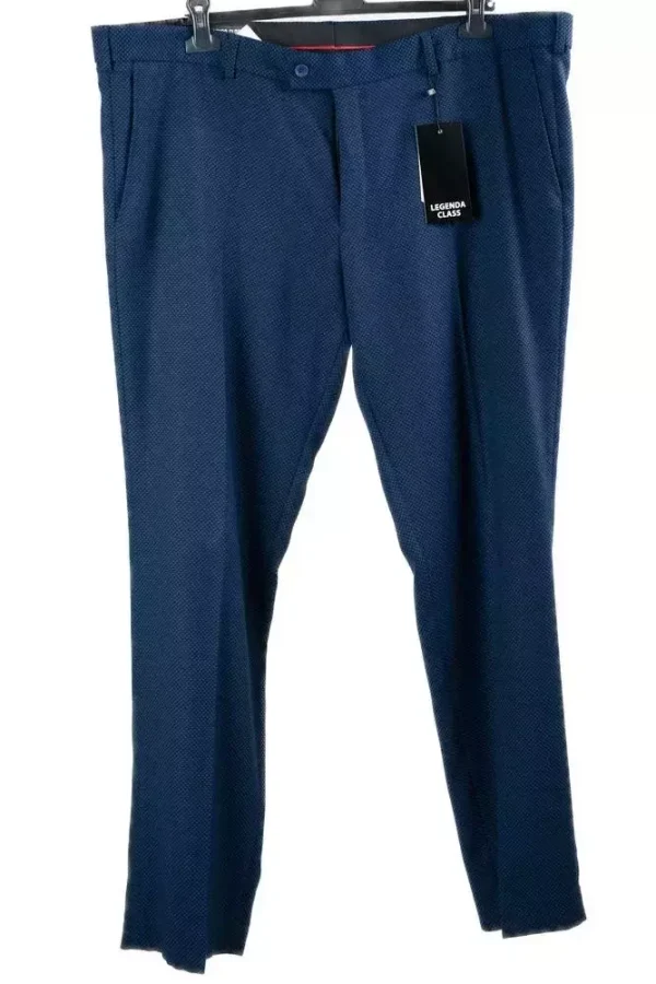 Штани чоловічі сині однотонні