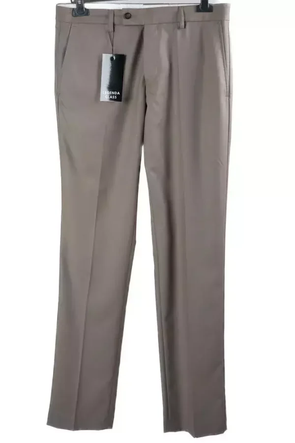 Штани чоловічі бежеві однотонні