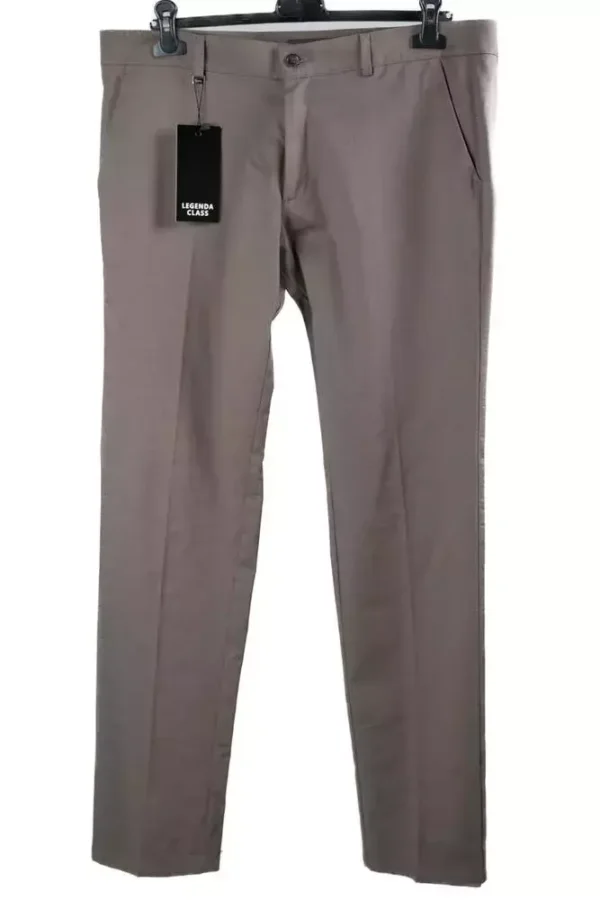 Штани чоловічі бежеві однотонні з вовни