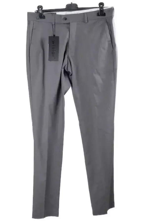 Штани чоловічі сірі однотонні з вовни