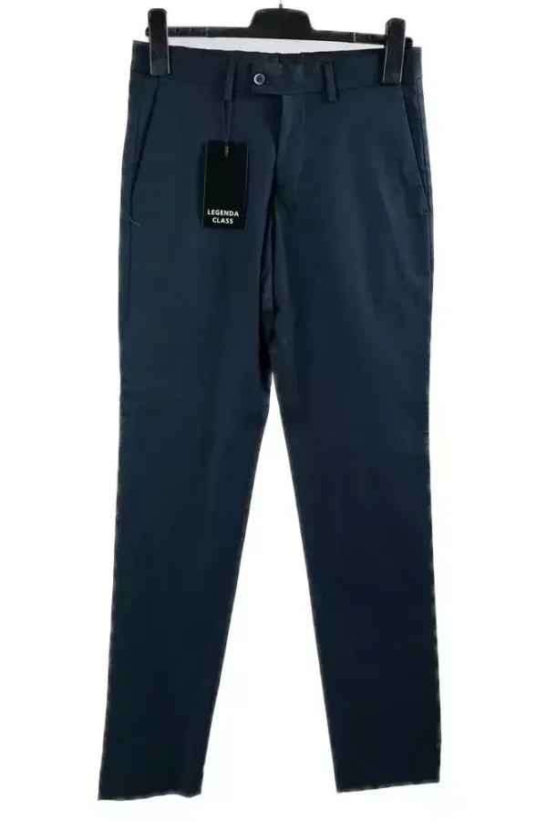 Штани чоловічі сині однотонні