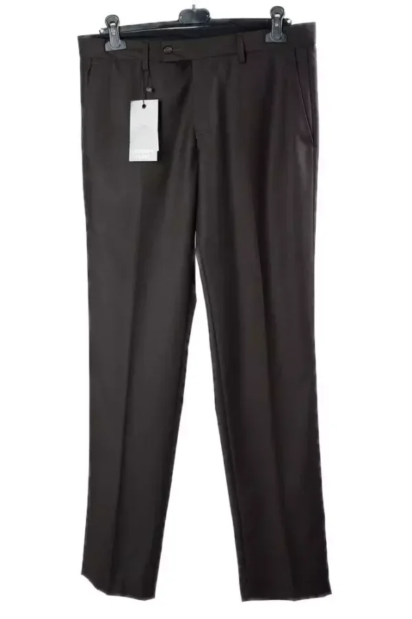 Штани чоловічі коричневі однотонні