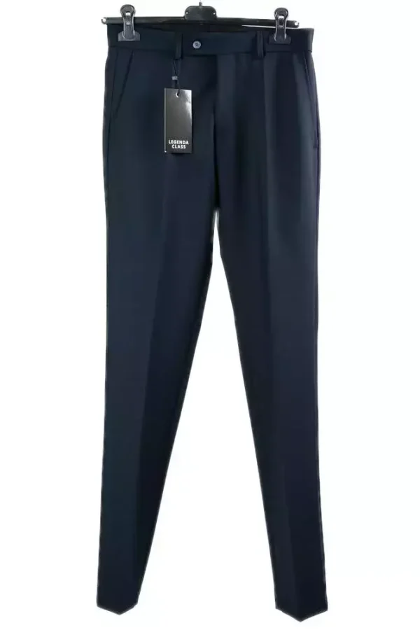 Штани чоловічі сині однотонні