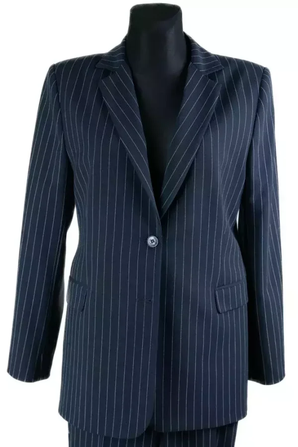 Піджак жіночий синій у смужку