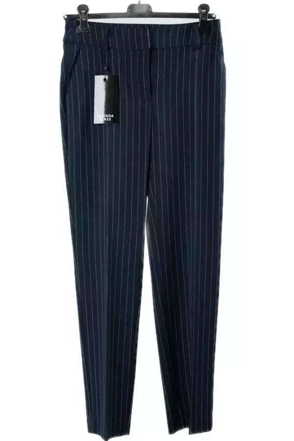 Штани жіночі сині у смужку