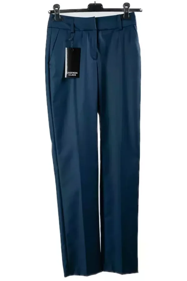 Штани жіночі сині однотонні