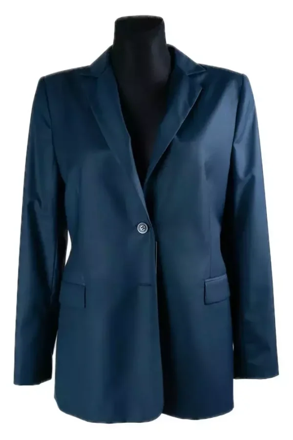 Піджак жіночий синій у смужку