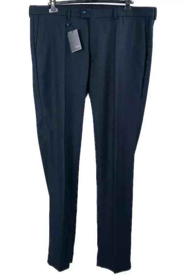 Штани чоловічі сині однотонні