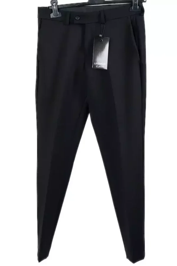 Штани чоловічі чорні однотонні