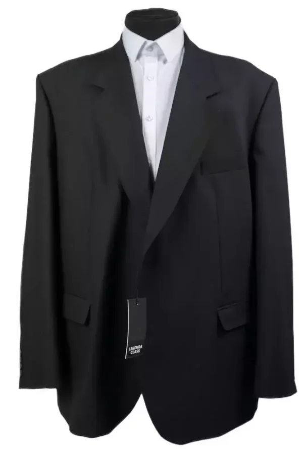 Піджак чоловічий чорний однотонний