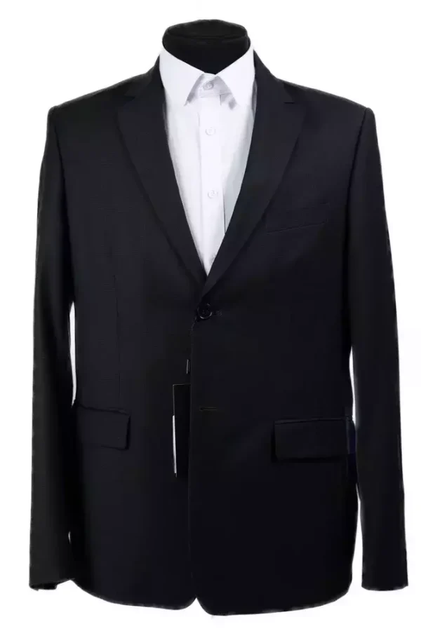 Піджак чоловічий чорний в клітинку