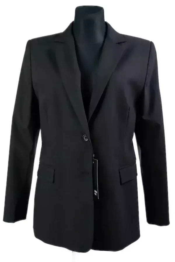 Піджак жіночий чорний однотонний