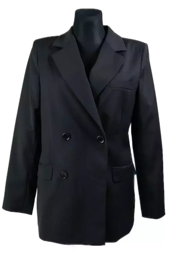 Піджак жіночий чорний однотонний