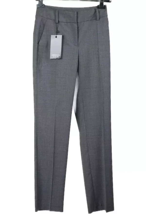 Штани жіночі сірі однотонні