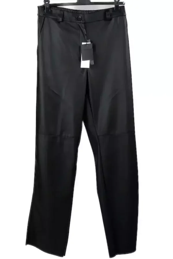 Штани жіночі чорні однотонні