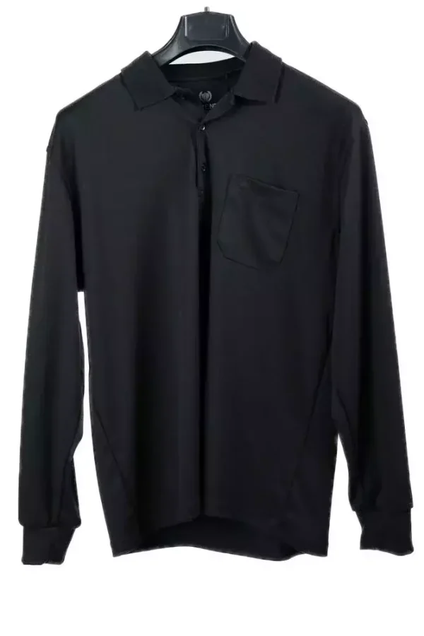 Поло чоловіче чорне однотонне