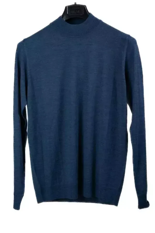 Гольф чоловічий синій однотонний