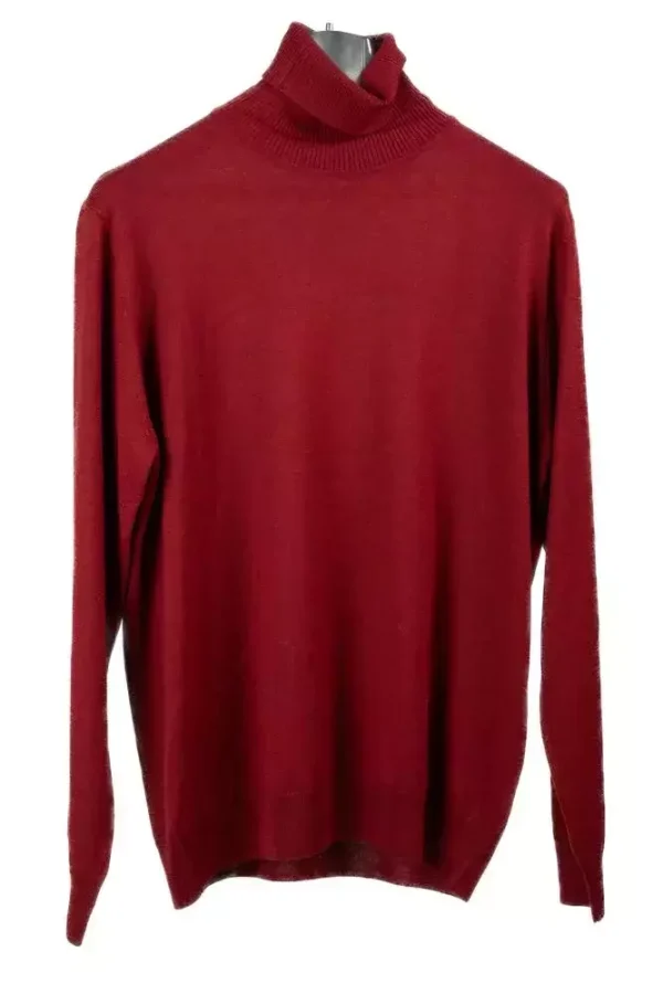 Гольф чоловічий червоний однотонний