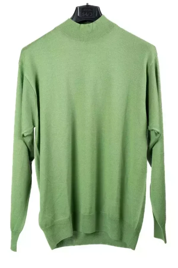 Гольф чоловічий зелений однотонний