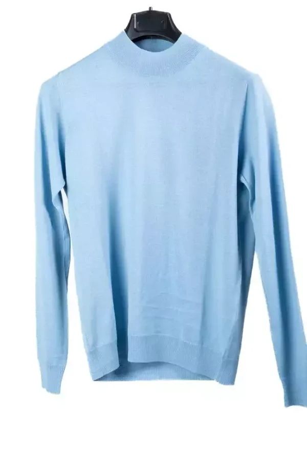 Гольф чоловічий блакитний