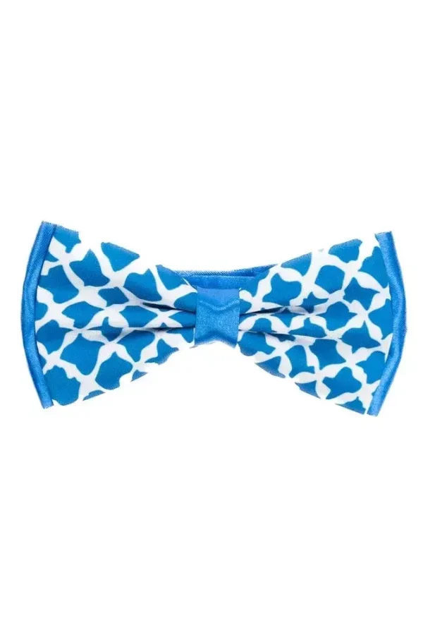 Метелик синій з абстрактним принтом