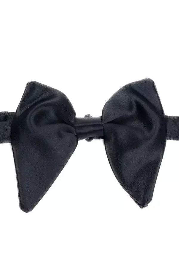 Метелик чорний однотонний