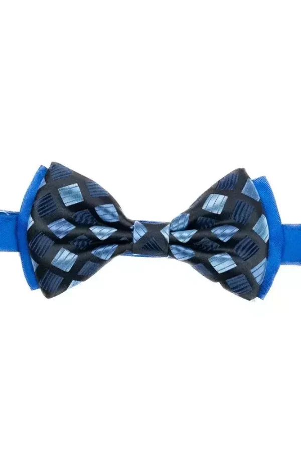 Метелик синій в клітинку