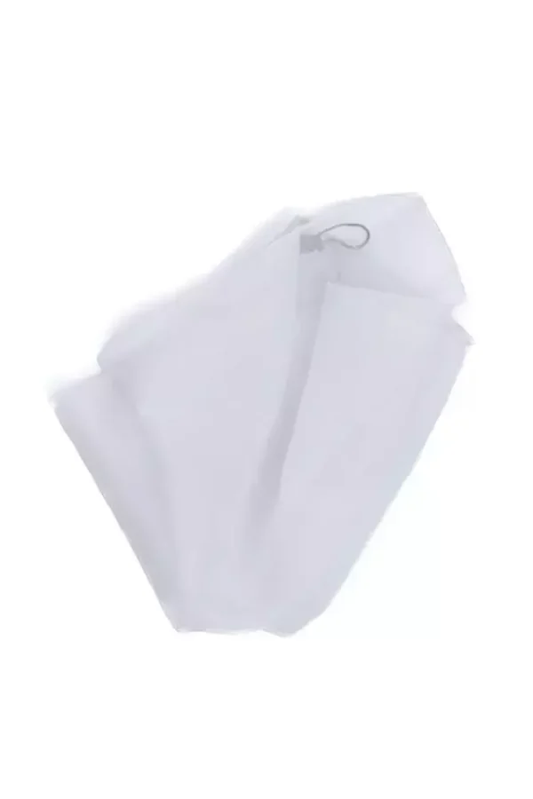 Хустинка-паше біла однотонна