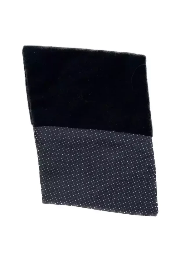 Попередньо складена хустинка-паше синя однотонна