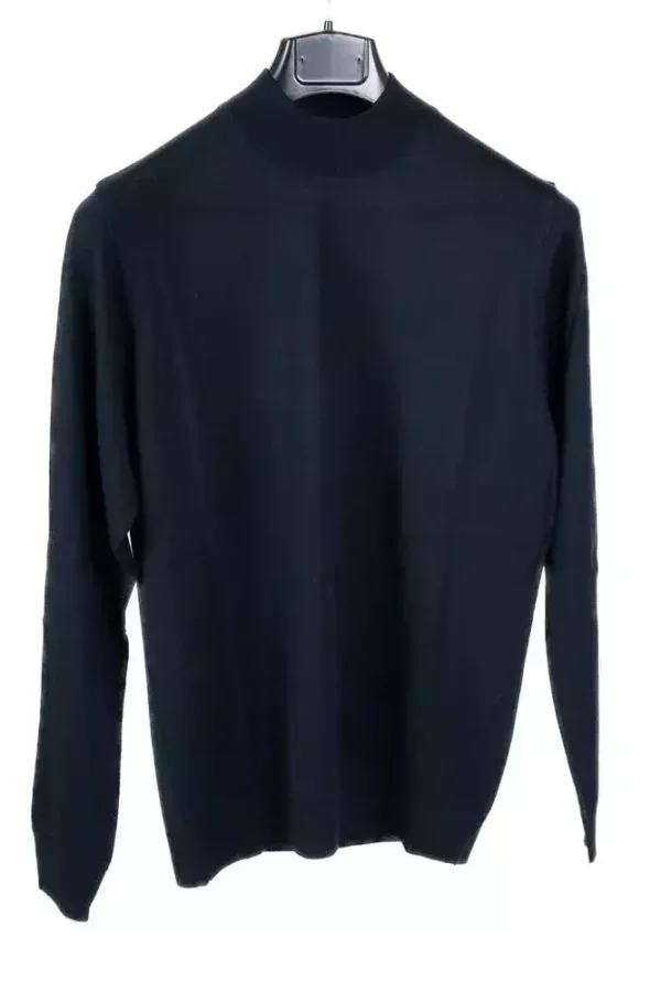 Гольф чоловічий синій однотонний