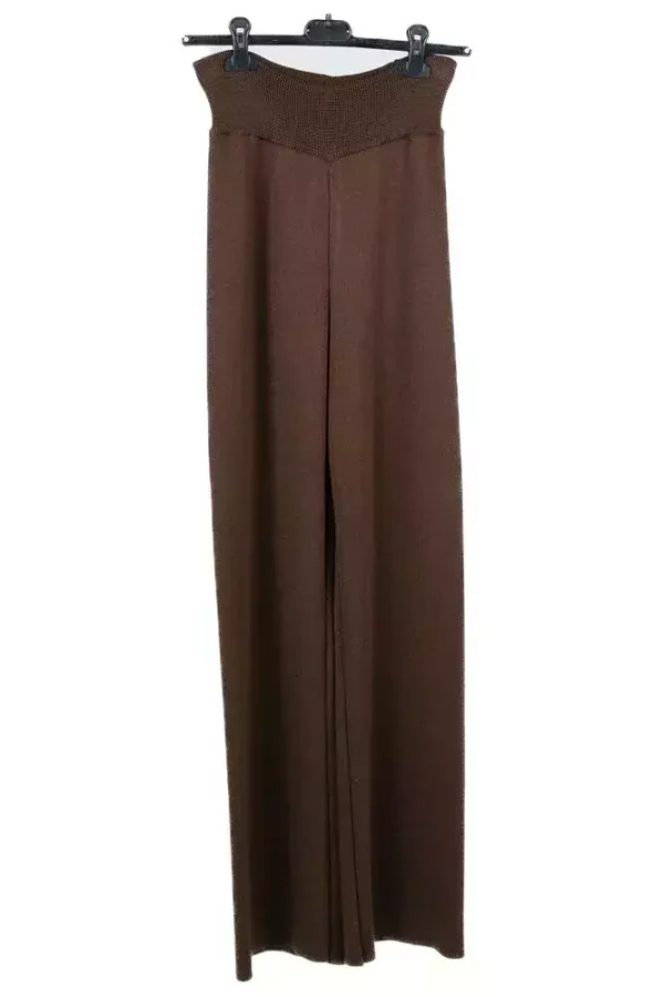 Штани жіночі коричневі однотонні