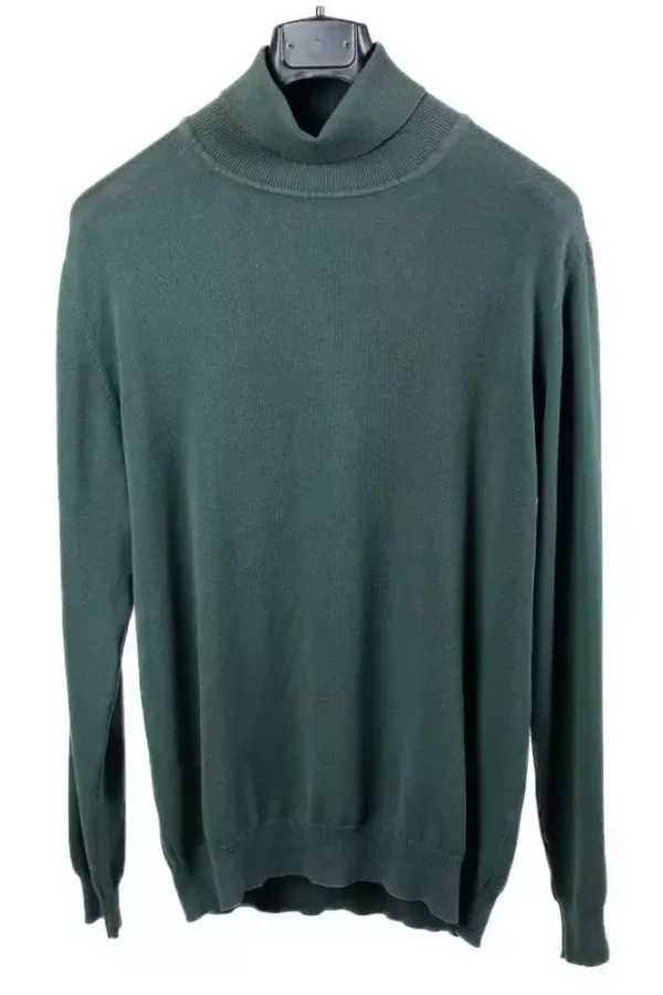 Гольф чоловічий зелений однотонний