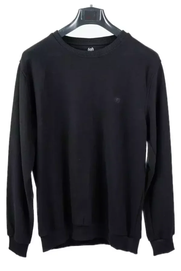 Светр чоловічий чорний однотонний