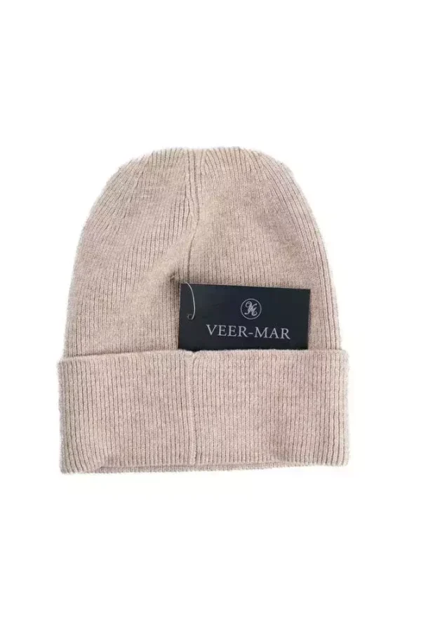 Шапка жіноча бежева