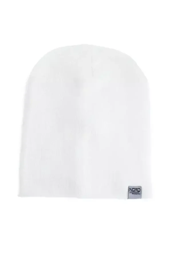 Шапка жіноча біла однотонна