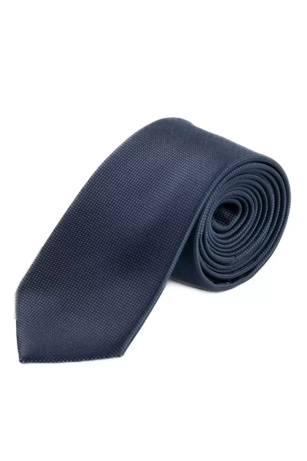 Краватка сіра однотонна довжина 150 см, ширина 6.5 см