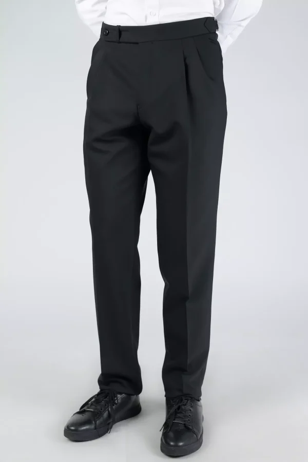Штани чоловічі чорні однотонні