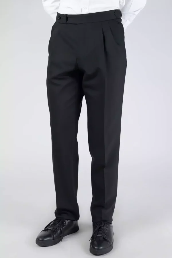 Штани чоловічі чорні однотонні