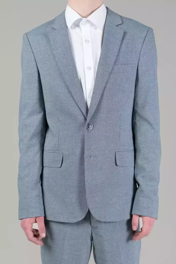 Піджак чоловічий сірий однотонний