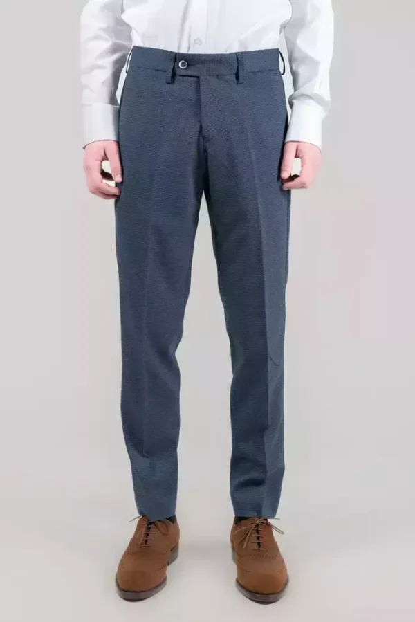 Штани чоловічі сині однотонні