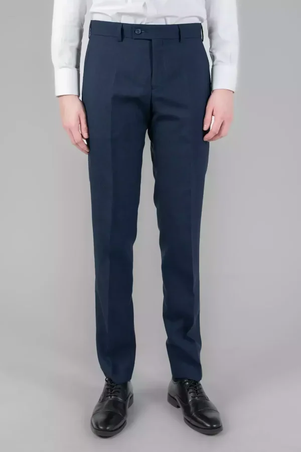 Штани чоловічі сині однотонні