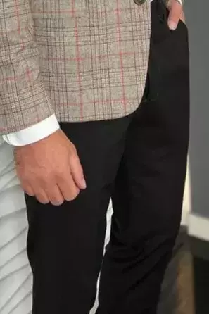 Штани чоловічі коричневі однотонні