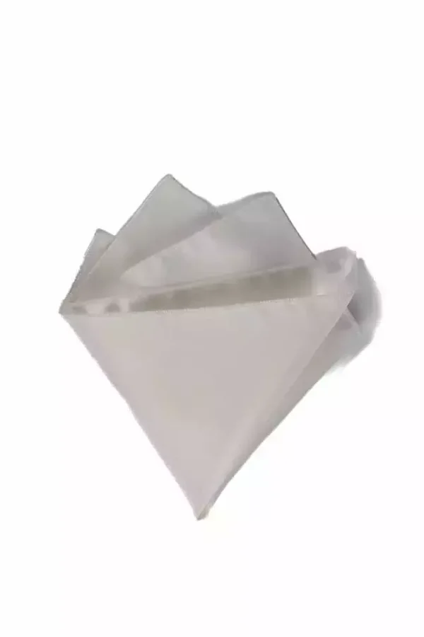 Хустинка-паше біла однотонна